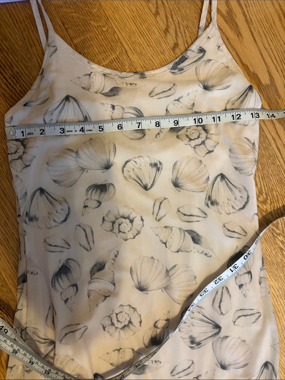See You Monday Cream Maxi Slip Dress with Black Floral Sketches size medium - Picture 4 of 7